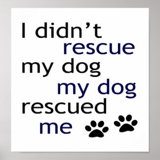 Mon chien m'a Secouru Art Déco