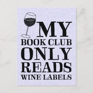 Mon Club Livre Ne Lit Que La Carte Postale Étiquet