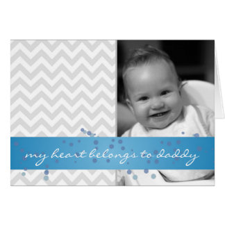 mon coeur appartient à daddy chevron avec ruban bl