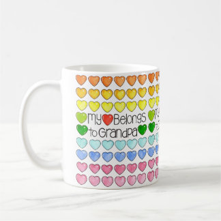 Mon Coeur Appartient À Grand-Père Mug