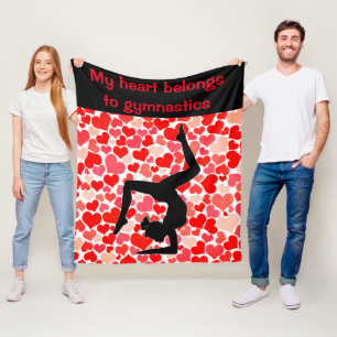 Mon coeur appartient à la couverture en polaire Gy