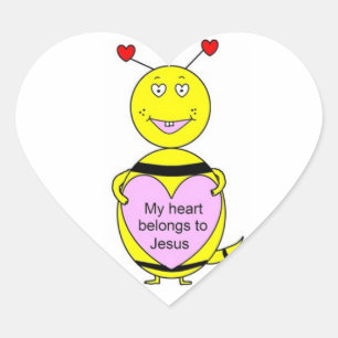 Mon Coeur Appartient Aux Stickers Jésus