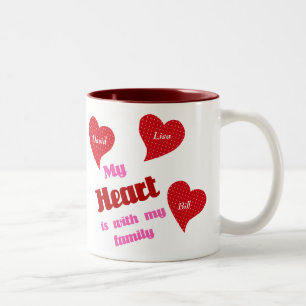 Mon Coeur Est Avec Ma Mug Familiale