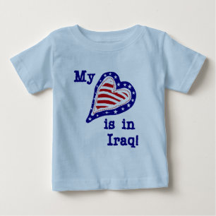 Mon coeur est en T-shirts et cadeaux de l'Irak