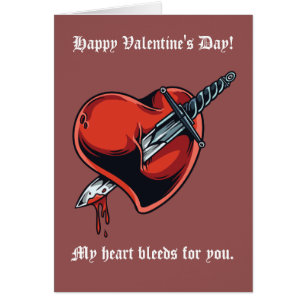 Mon coeur saigne pour vous Heureuse Sainte-Valenti