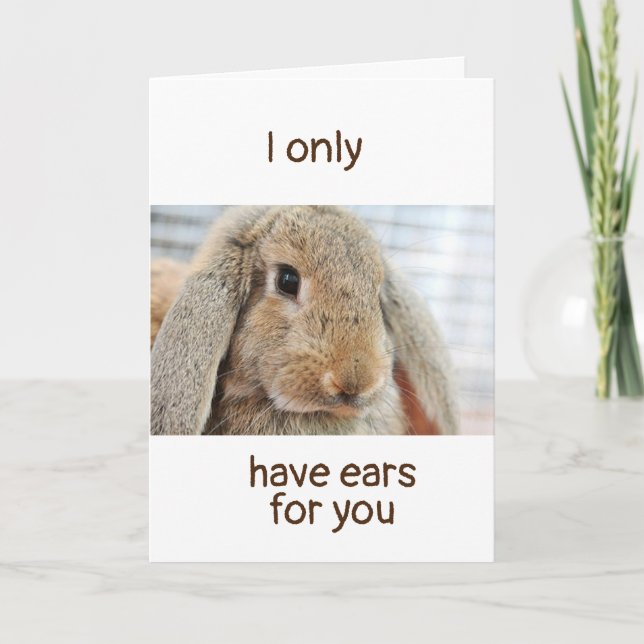 **MON COEUR VOUS APPARTIENT** CARTE DE PÂQUES (Devant)