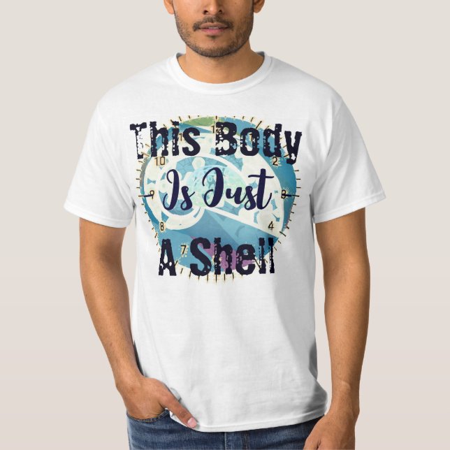 Mon Corps Est Un T-shirt Mystère Coquille (Devant)
