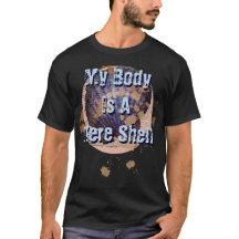 Mon corps est une coquille avec coquillage T-shirt