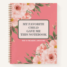 MON ENFANT PRÉFÉRÉ M'A DONNÉ CE CAHIER Personnalis