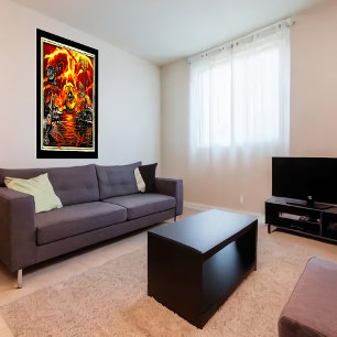 Mon enfer personnel AI Art Poster