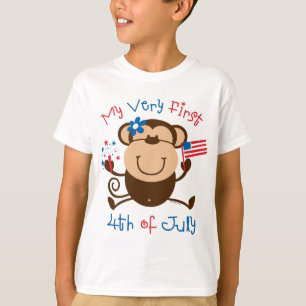 Mon ęr 4ème singe de fille badine le T-shirt