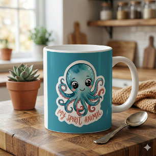 Mon Esprit Animal Octopus Mug
