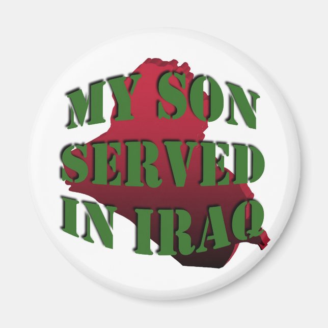 Mon Fils Iraq Magnet (Devant)