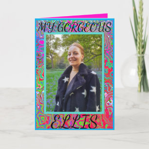 MON GORGEOUS FILS / FILLE Carte de voeux