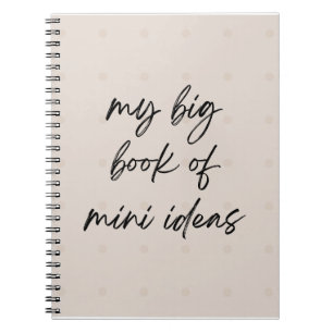 "Mon grand livre de mini-ides"