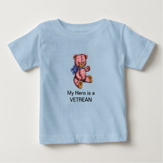 Mon héros est un T-shirt VÉTÉRAN BÉBÉ