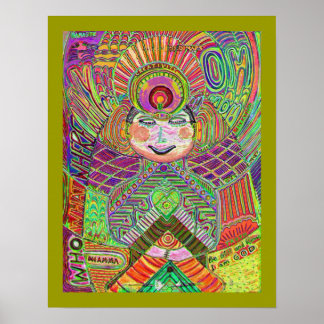 Mon intérieur Etre Mind Carte Poster