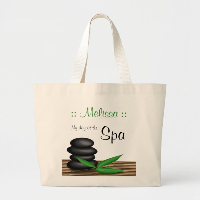 "Mon jour au spa" a personnalisé le sac (Devant)