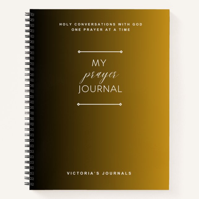 Mon journal de prières (Devant)