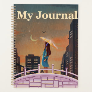 "Mon Journal"   Paysage Urbain Nuit Pluvieuse & An