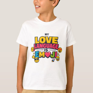 Mon langage de l'amour est un T-shirt pour garçons