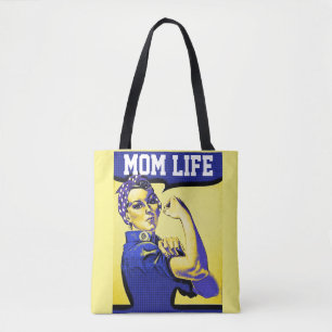 MON LIFE ROSIE DEN RIVETER TOTE BAG PURT TASCHE