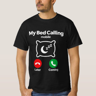 Mon Lit M'appelle – T-Shirt Drôle pour Amoureux du