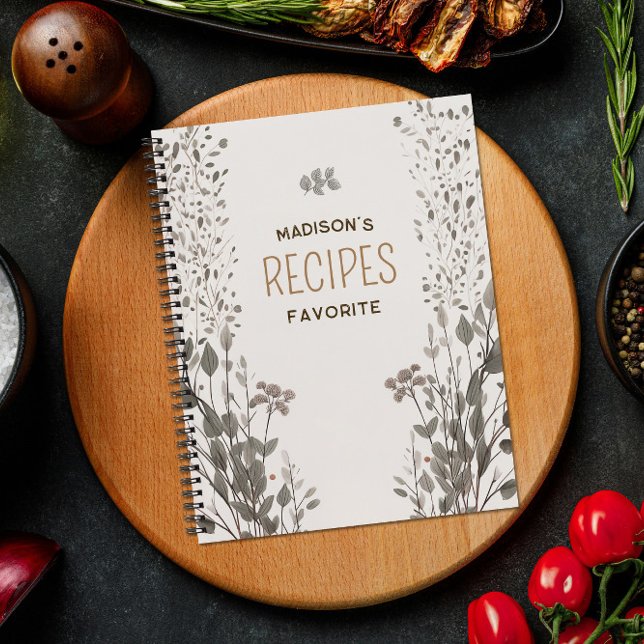 Mon livre de recettes Journal de cuisine (Créateur téléchargé)