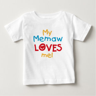 Mon Memaw m'aime T-shirts et cadeaux