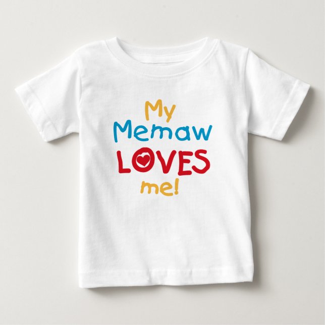 Mon Memaw m'aime T-shirts et cadeaux (Devant)