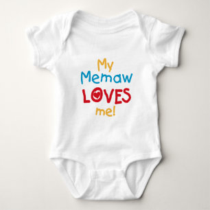 Mon Memaw m'aime T-shirts et cadeaux