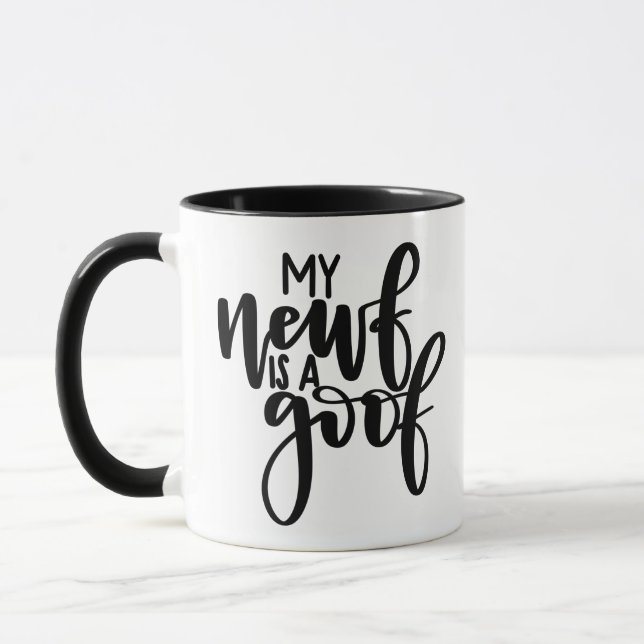 Mon Newf est une bévue - tasse de chien de (Gauche)