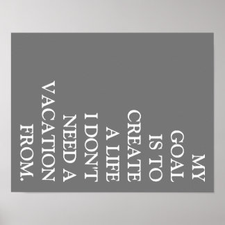 MON OBJECTIF POSTER PAR GINA