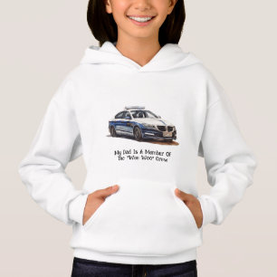 Mon papa est membre de l'équipe de voiture de poli