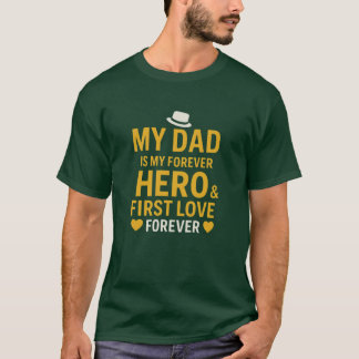 Mon papa, mon héros de l'histoire - T-shirt cadeau