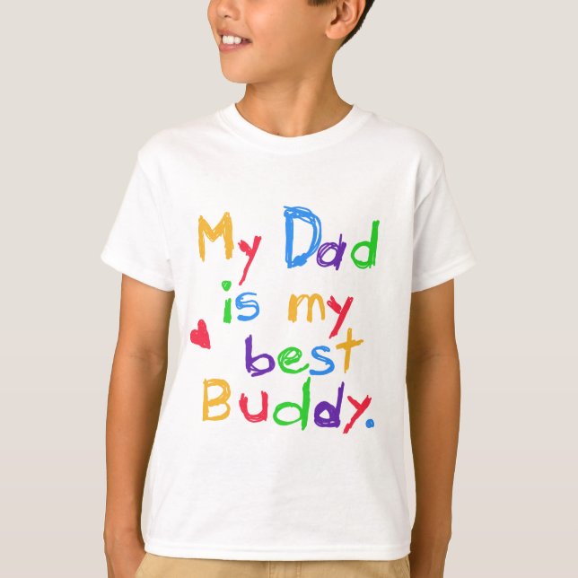 Mon papa mon meilleurs T-shirts et cadeaux d'ami (Devant)