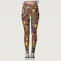 Mon pays par Belinda Golder designer Leggings