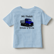 Mon père conduit un T-shirt pour bébé en camion