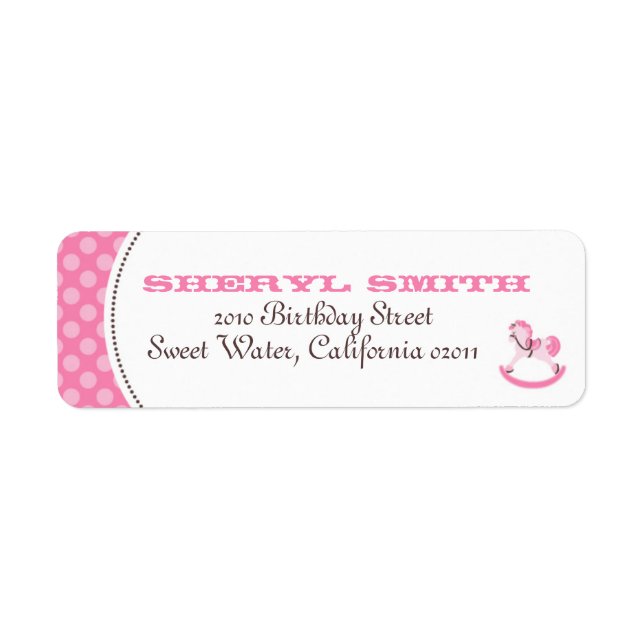 Mon petit Étiquette de retour (Devant)