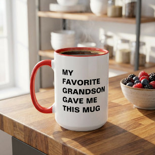 Mon petit-fils préféré m'a donné cette tasse