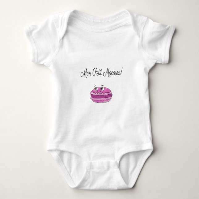 Mon Petit Macaron Baby Strampler (Vorderseite)