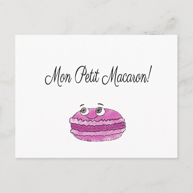 Mon Petit Macaron Postkarte (Vorderseite)