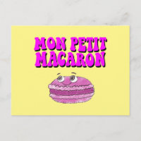 Mon Petit Macaron Retro Groovy Text