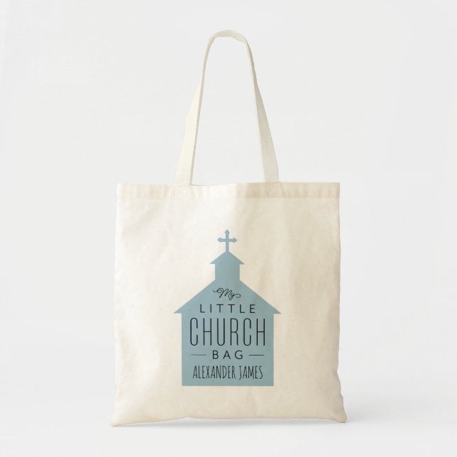 Mon petit sac d'église, fourre-tout pour enfant bl (Devant)