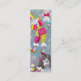 Mon petite coeur dans ce baiser 2 Lesezeichen Mini Visitenkarte