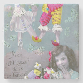 Mon petite coeur dans ce baiser 2 steinuntersetzer