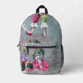 Mon petite coeur dans ce baiser bedruckter rucksack