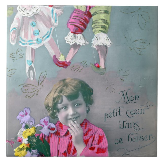 Mon petite coeur dans ce baiser fliese (Vorderseite)