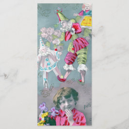 Mon petite coeur dans ce baiser Lesezeichen Menükarte