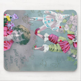 Mon petite coeur dans ce baiser mousepad